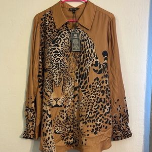 Button up DG2 leopard shirt